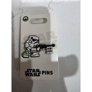 Authentic Disney Star Wars Stormtrooper Pew Pew Shooting Collectors Pin